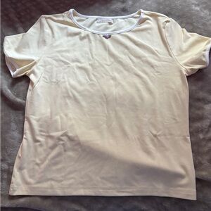 Pale Yellow Short Sleeve Women's Tee